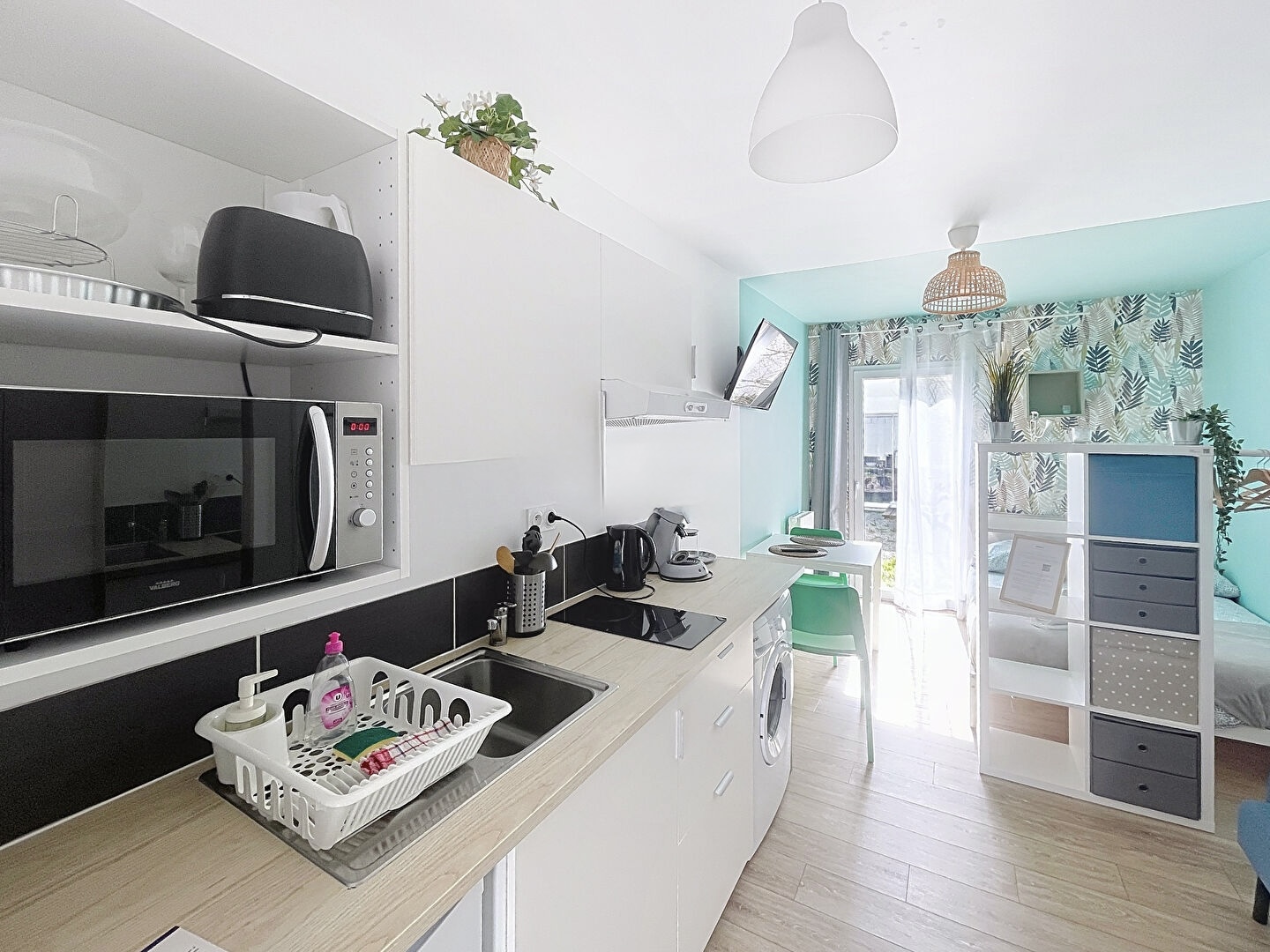 Studio équipé avec kitchenette à Brest