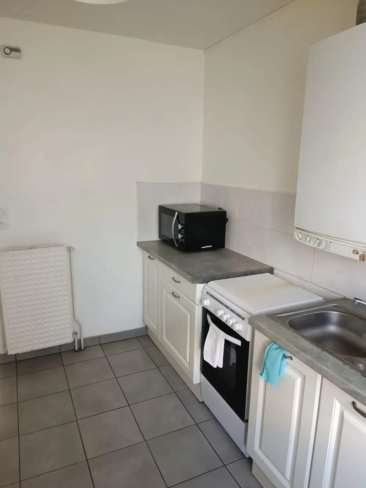 Cuisine équipée de la colocation